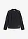 Veste thermique à séchage rapide, partiellement zippée, Couleur: noir