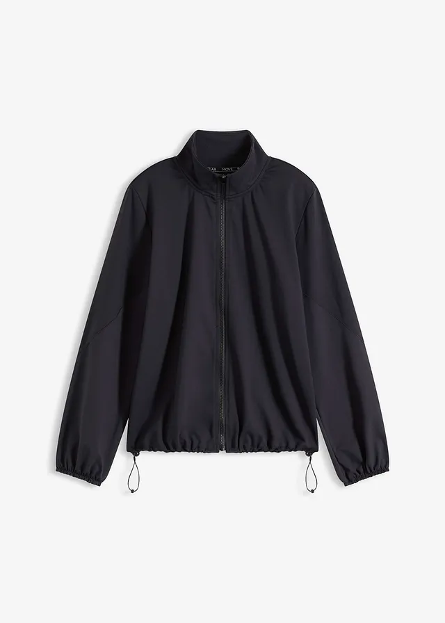 Oversized sportjas van stevig katoenachtig materiaal
