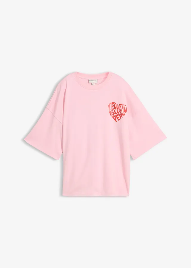T-shirt boxy en coton épais