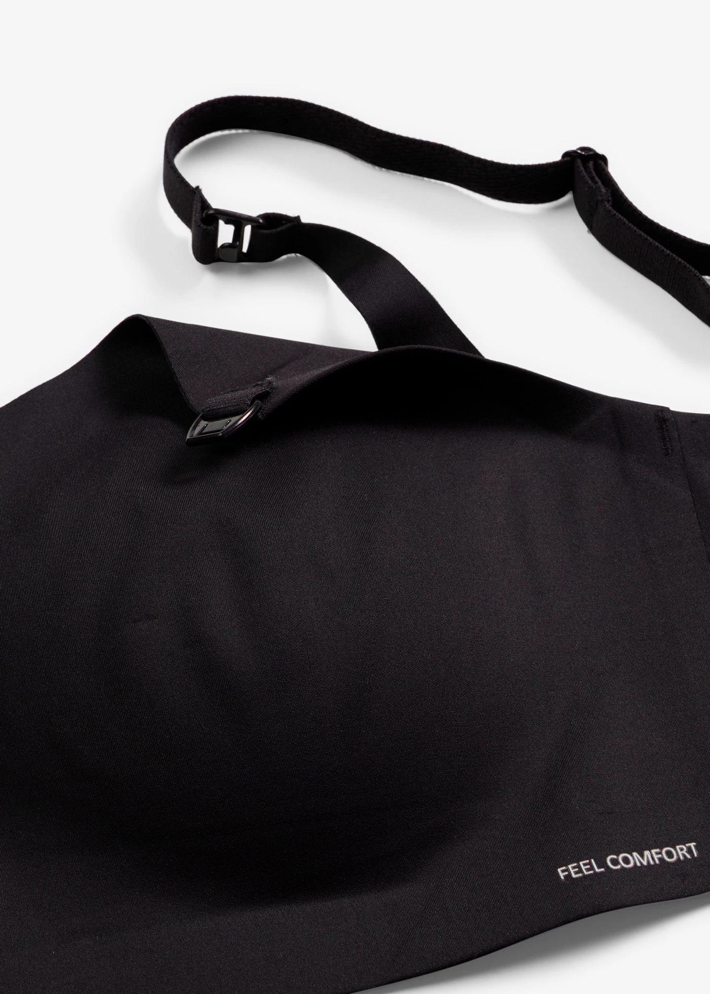 Bélelt Feel Comfort Lasercut szoptatós melltartó merevítő nélkül • fekete • bonprix áruház