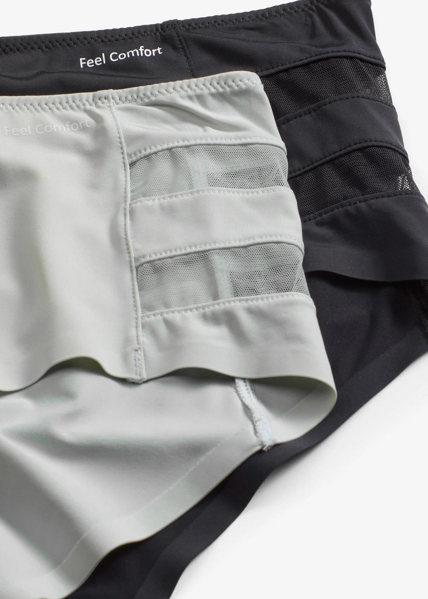 Feel Comfort Lasercut maxi alsó (2 db-os csomag) • krémkék+fekete • bonprix áruház