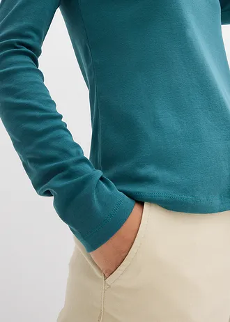 Bluză tricot cu mâneci lungi • verde-piper • magazin bonprix