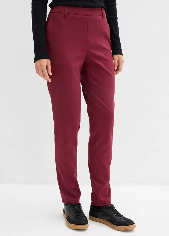 Pantalon chino, Couleur: rouge érable