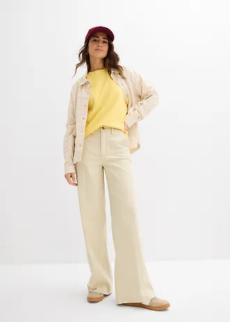 Sweat 100% coton • jaune • Boutique bonprix