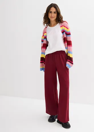 Tricou din bumbac organic 100% • alb/roz cristal • magazin bonprix