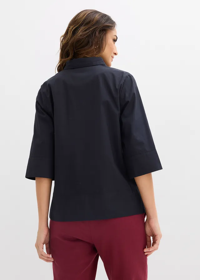 Chemise 100% coton, Couleur: noir