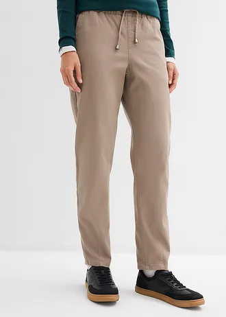 Twill broek • taupe • bonprix online shop