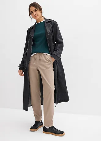 Pantalon en twill • taupe • Boutique bonprix