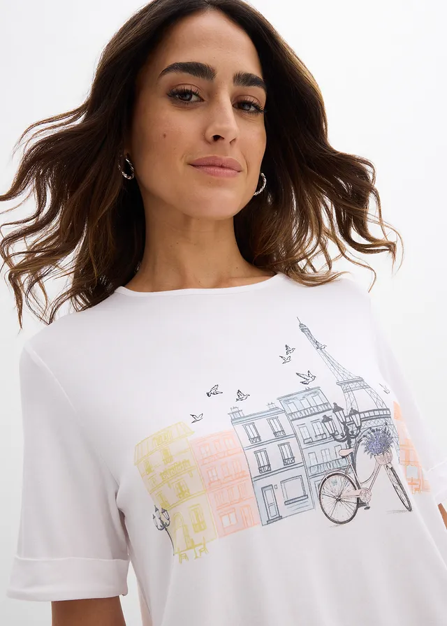 T-shirt • blanc imprimé • product-page.page-title-suffix