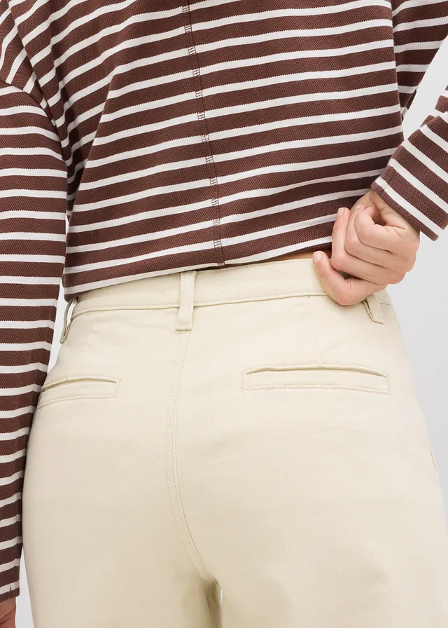 Pantalon en twill taille haute • sable clair • product-page.page-title-suffix