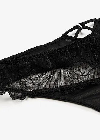 String en broderie • noir • Boutique bonprix