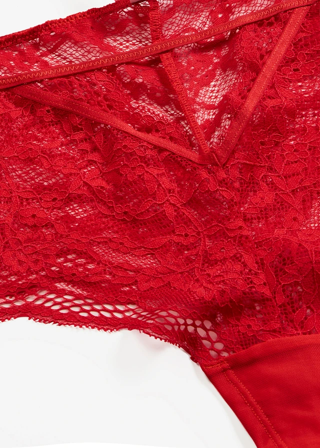 Culotte-string en dentelle • rouge salsa • product-page.page-title-suffix