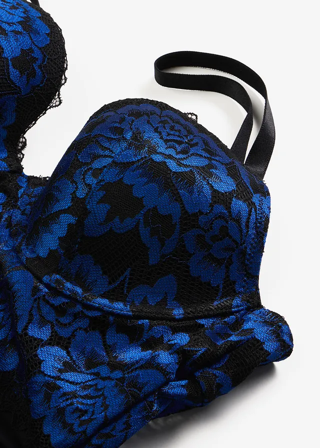 Stringbody van kant • zwart-nachtblauw • product-page.page-title-suffix