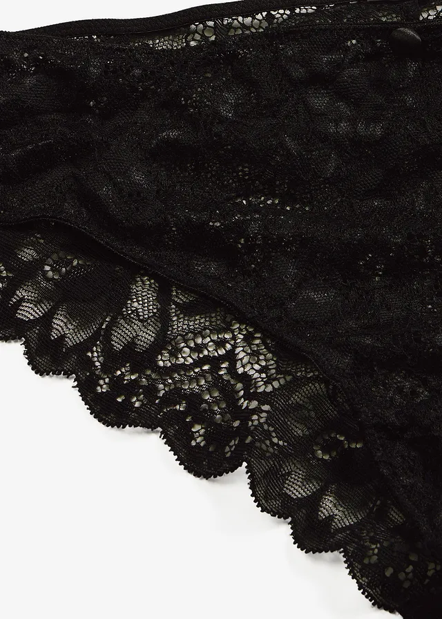 Mini slip met gebloemd kant • zwart • product-page.page-title-suffix