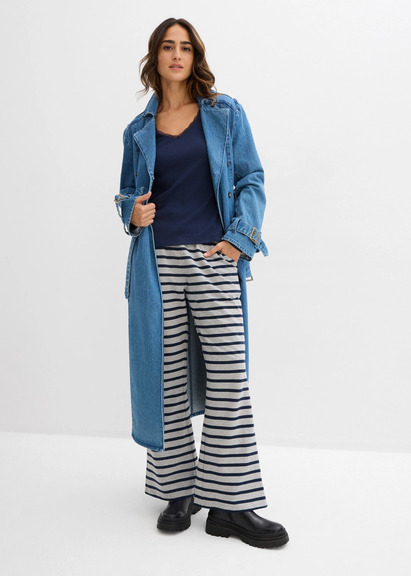 Longsleeve • donkerblauw • bonprix online shop