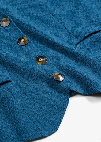 Gilet sans manches en maille • bleu pétrole • Boutique bonprix