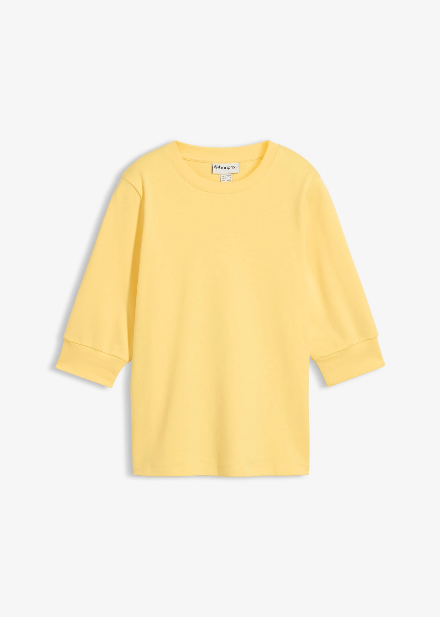 Sweat 100% coton • jaune • Boutique bonprix