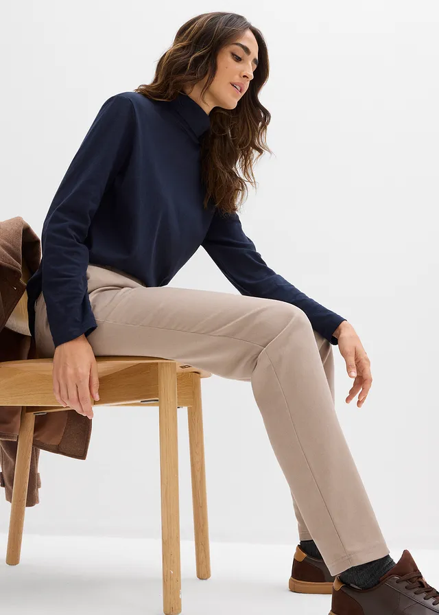Chino van viscose-mix • taupe • product-page.page-title-suffix