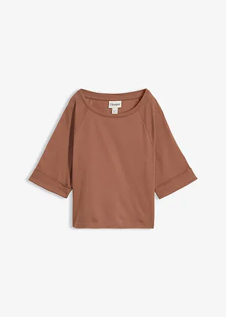 Raglan-shirt van zwaar biologisch katoen