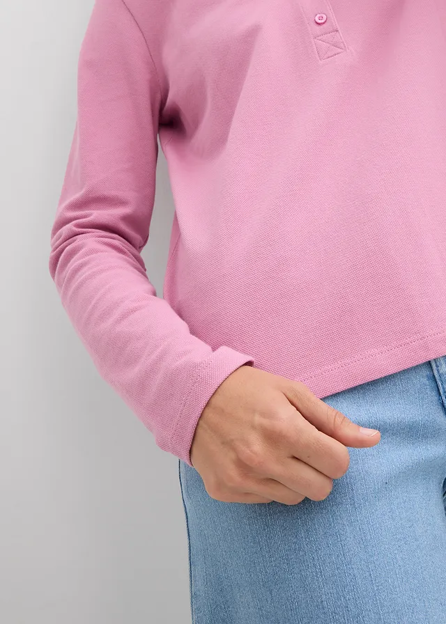 Polo en maille piquée 100% coton • mauve • product-page.page-title-suffix