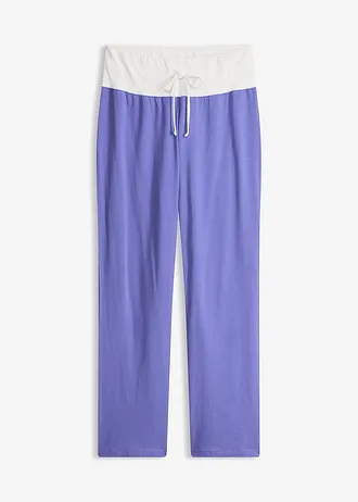 Pyjamabroek, Kleur: blauwpaars-wit