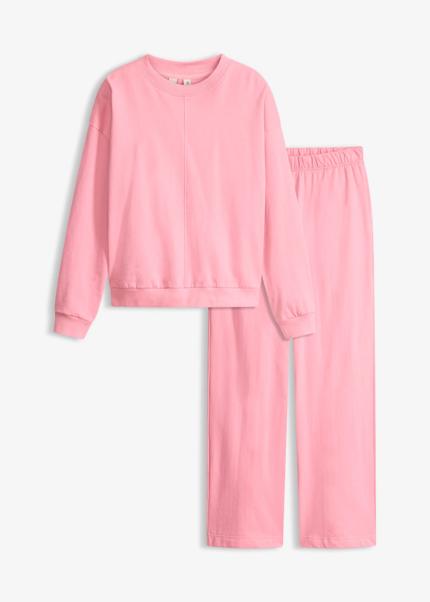 Costum de casă casual cu bluză mai scurtă • violet-orhidee fumuriu • magazin bonprix