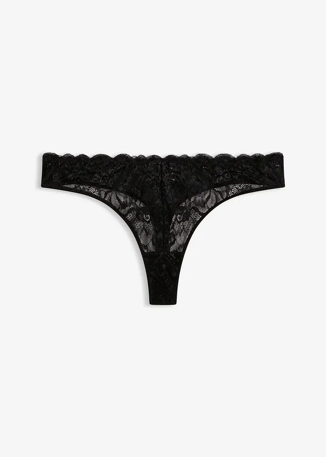 Chilot V-string • negru • magazin bonprix
