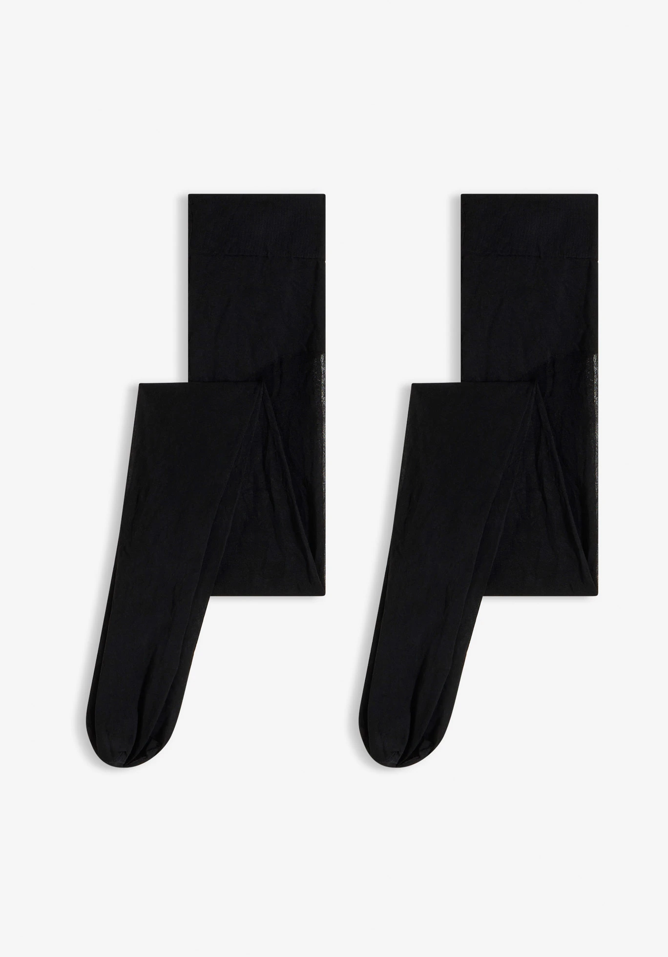 Panty met comfortabele tailleband 30 DEN (set van 2) • zwart+zwart luipaardprint • bonprix online shop