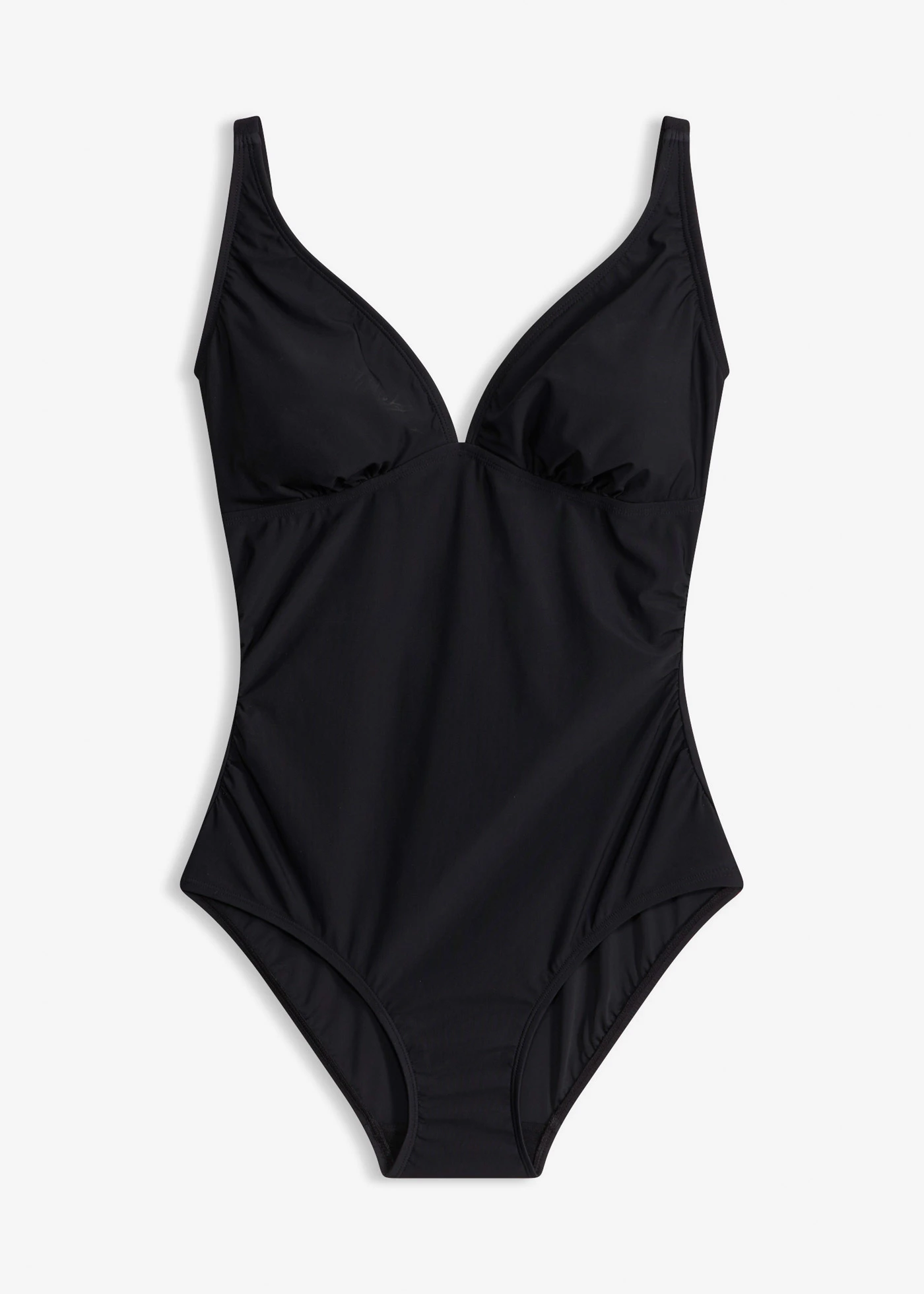 Licht corrigerend badpak met een decolleté • zwart • bonprix online shop