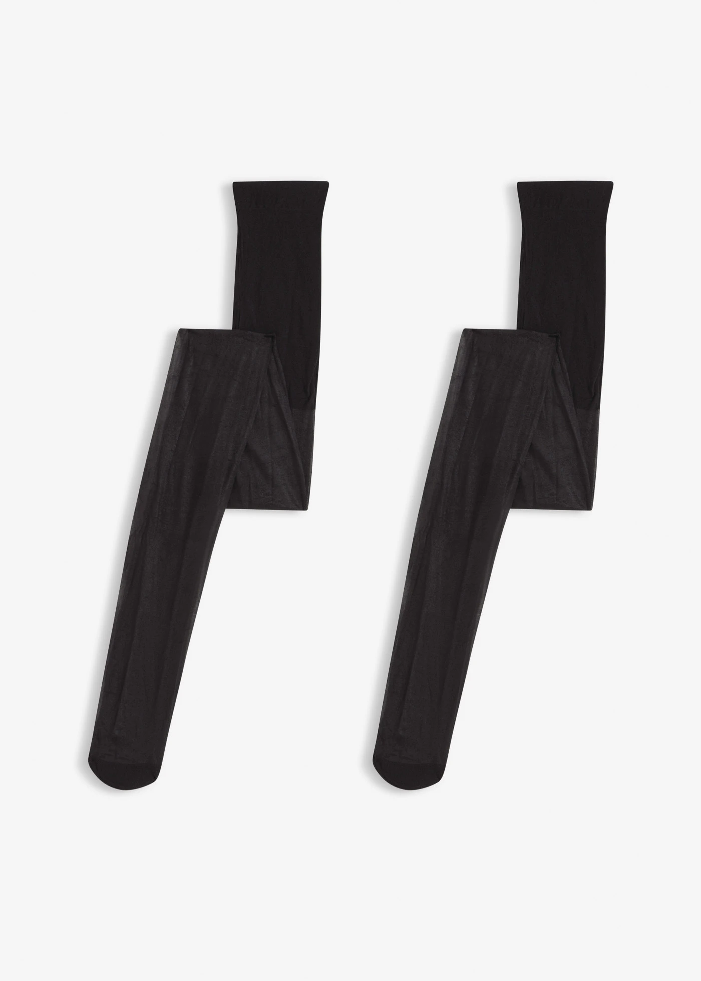 Lot de 2 collants 20den • noir + noir • Boutique bonprix