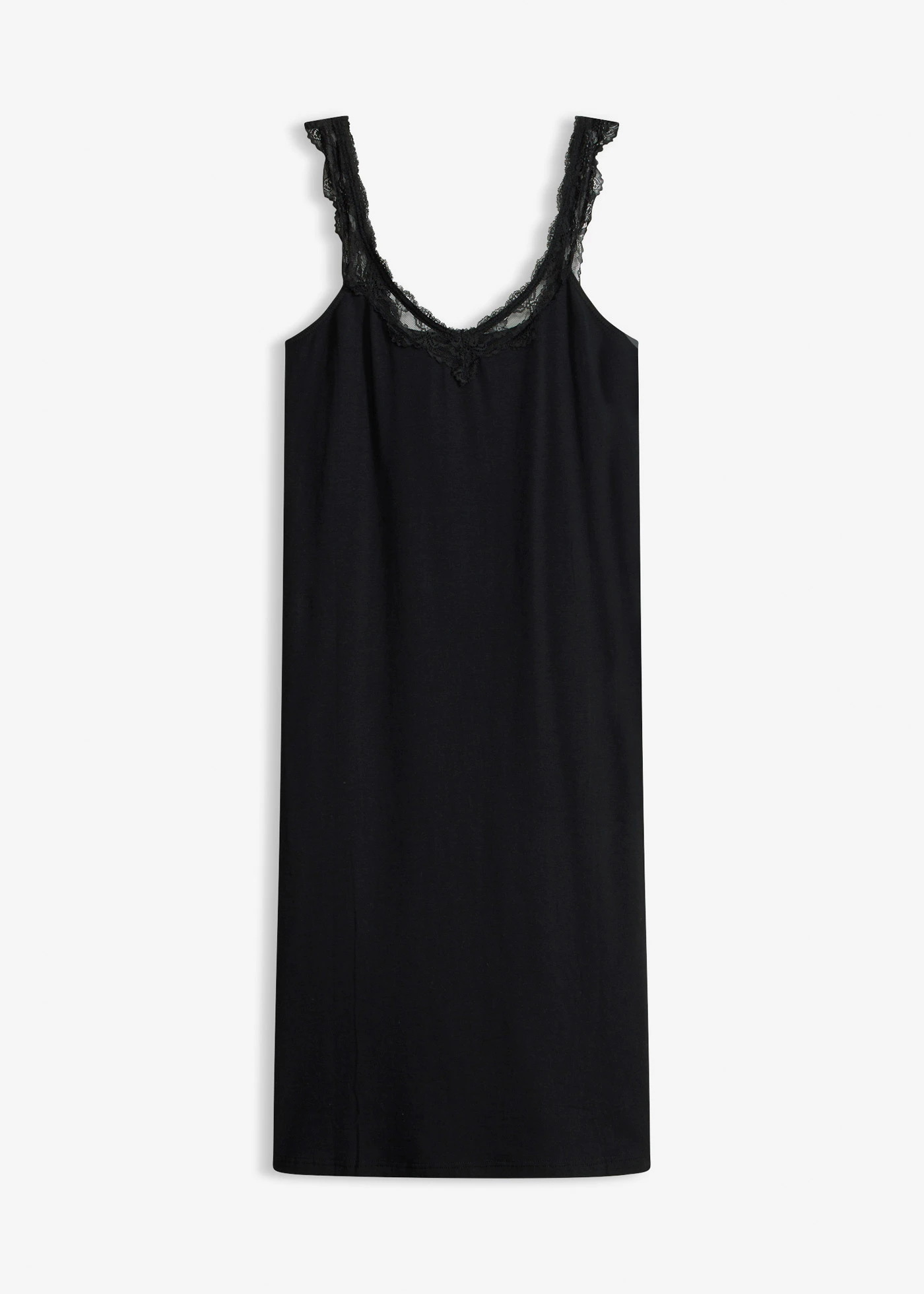Chemise de nuit à dentelle • noir • Boutique bonprix