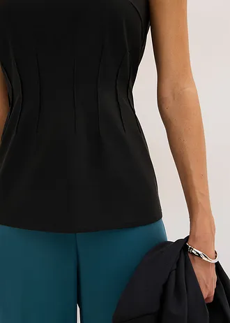 Top van bengaline • zwart • bonprix online shop