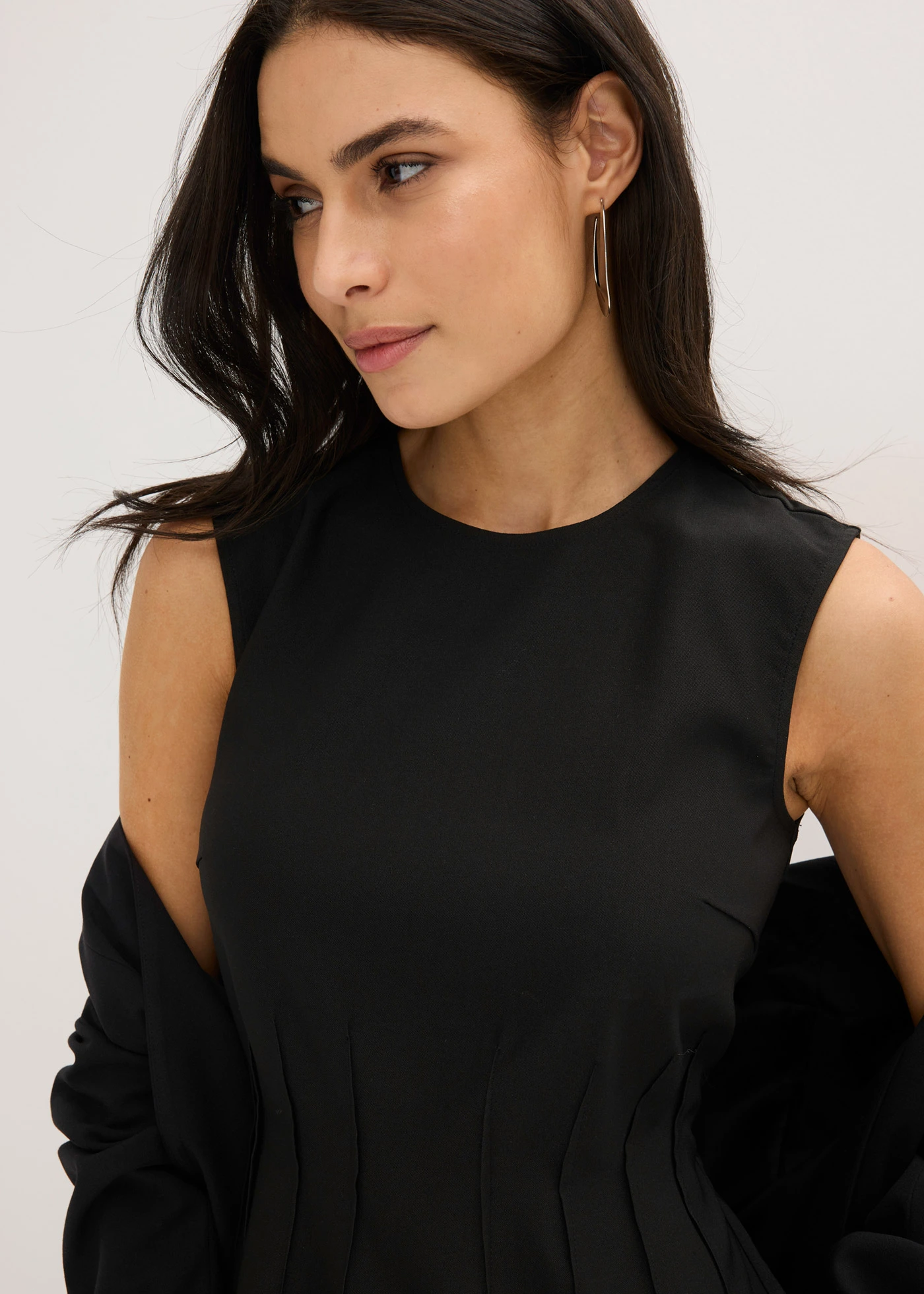 Top z bengaliny • czarny • sklep bonprix