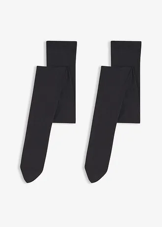 Dresuri cu chilot 50 DEN (2 perechi) • negru • magazin bonprix