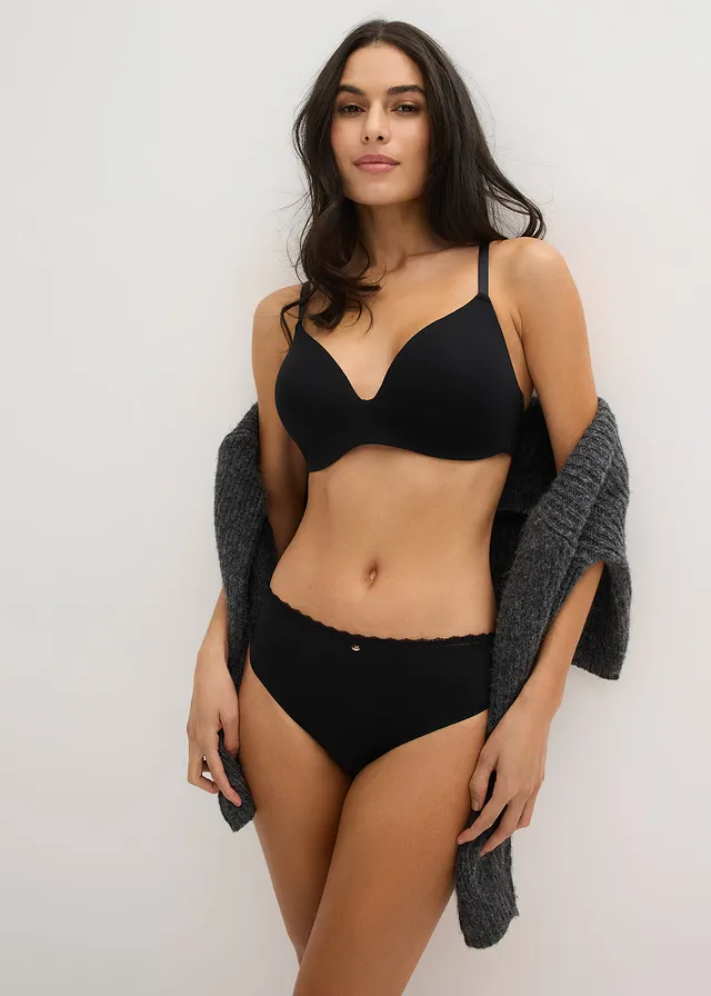 Soutien-gorge coton à coques sans armatures • noir • product-page.page-title-suffix