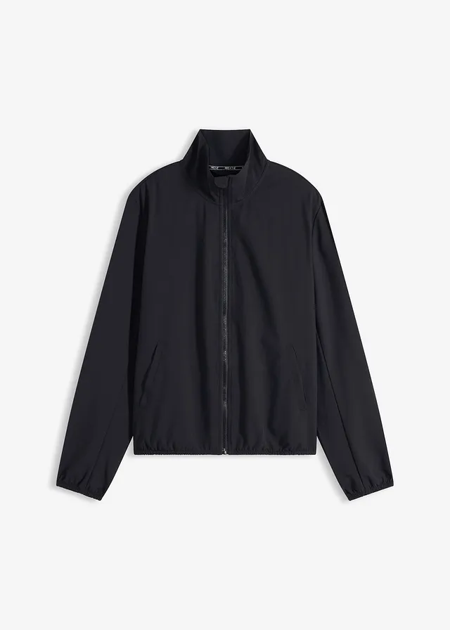 Licht sportjasje, sneldrogend • zwart • bonprix online shop
