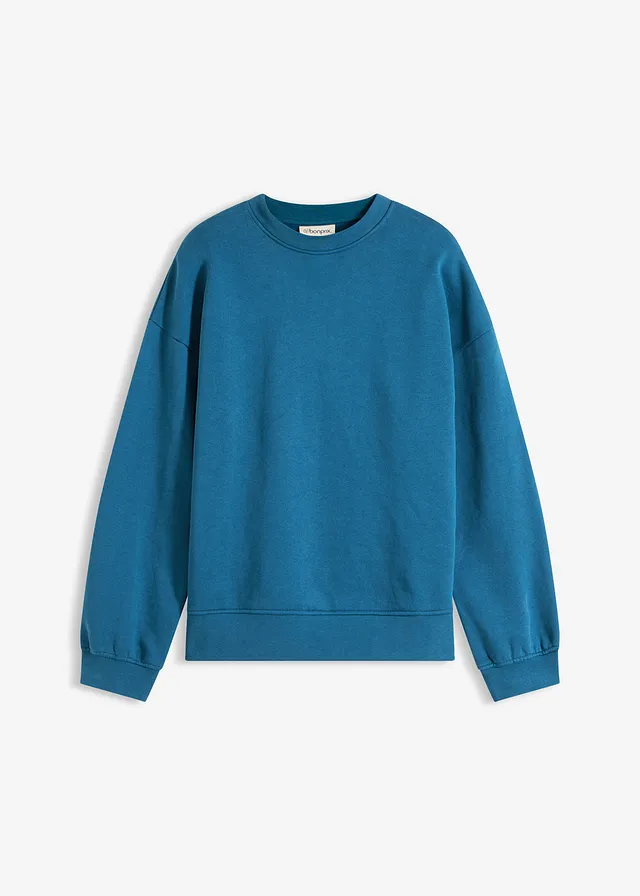 Oversized sweater van puur katoen