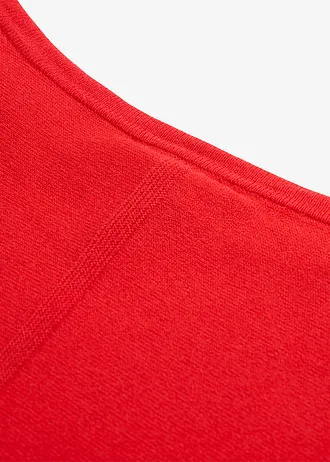 Sweter z rękawami typu nietoperz • truskawkowy • sklep bonprix