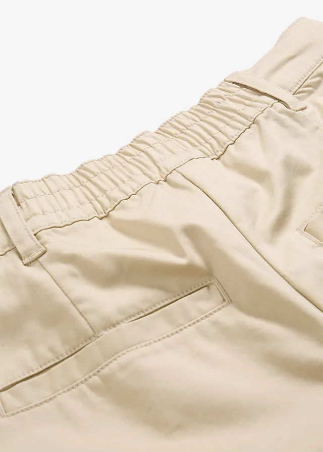 Chino met katoen • lichtsand • product-page.page-title-suffix