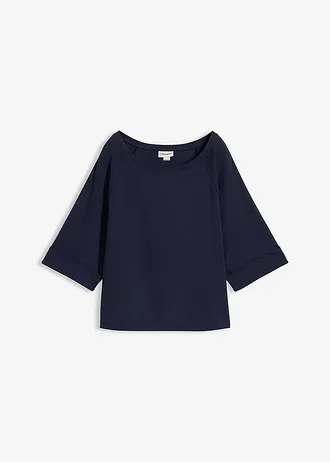 Raglan-shirt van zwaar biologisch katoen