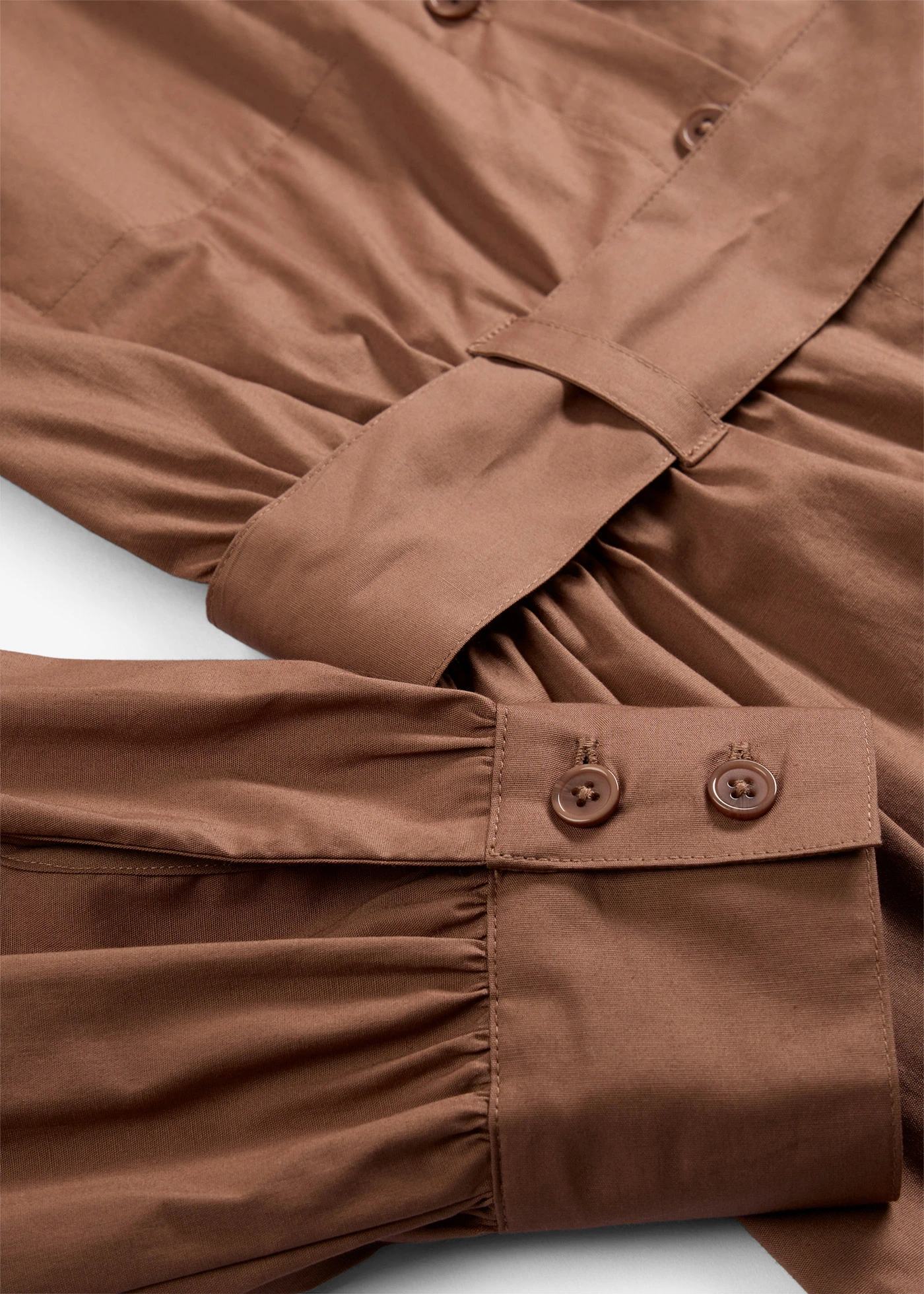 Sukienka szmizjerka • brązowy kasztanowy • sklep bonprix