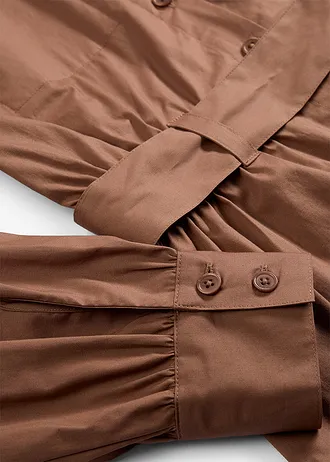 Košeľové šaty • gaštanovo hnedá • obchod bonprix