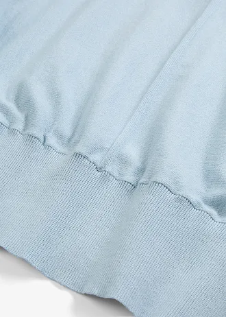 Sweter z rękawami typu nietoperz • niebieski pudrowy • sklep bonprix