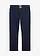 Regular fit stretch chino met comfortabele tailleband en met riem, straight, Kleur: donkerblauw