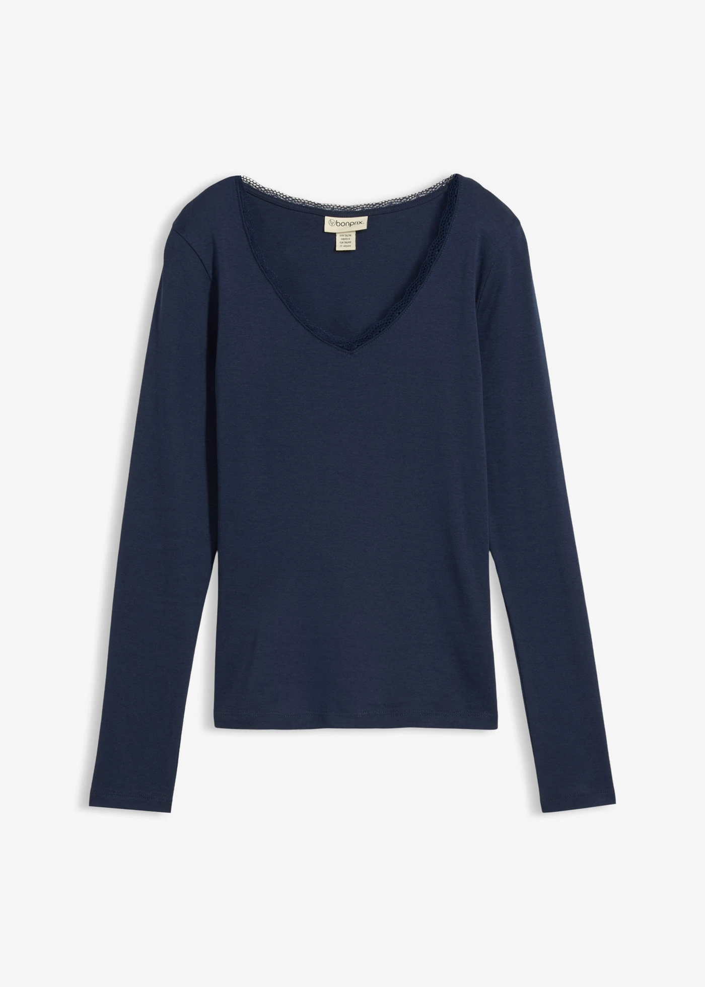 T-shirt manches longues • bleu foncé • Boutique bonprix