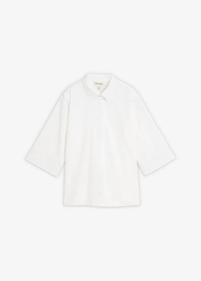 Chemise 100% coton • blanc • Boutique bonprix