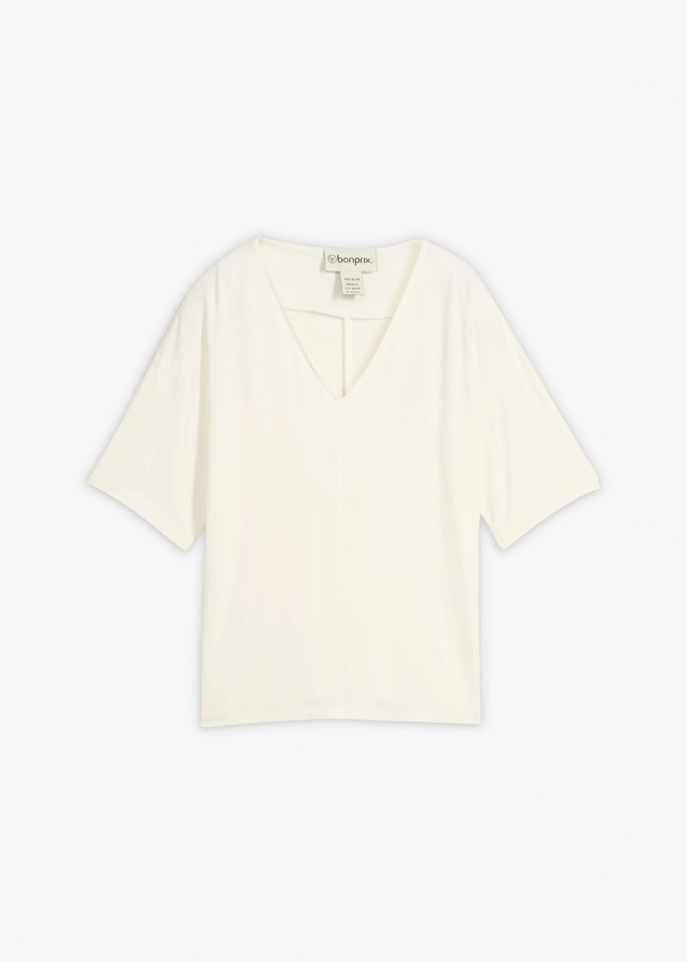 Bluză tricot din amestec de viscoză • ecru • magazin bonprix