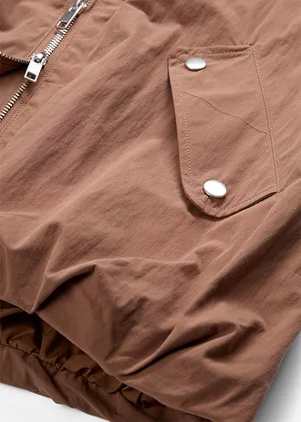Sacou din material moale • maro castaniu • magazin bonprix