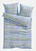 Parure de lit en linon, Couleur: bleu clair