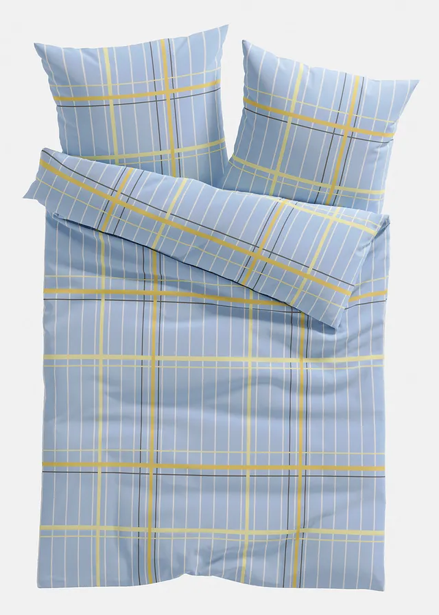 Linon dekbedovertrek • lichtblauw • bonprix online shop